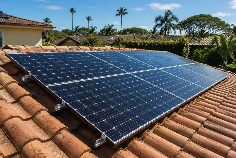 Installation de panneaux solaires à Berlats